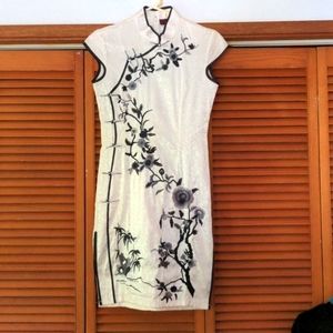 Authentic Embroidered Silk Dress